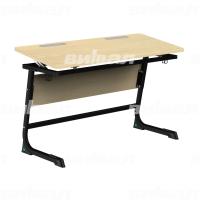 Стол ученический 2-местный регулируемый по высоте и наклону «L 50x30» во Владимире
